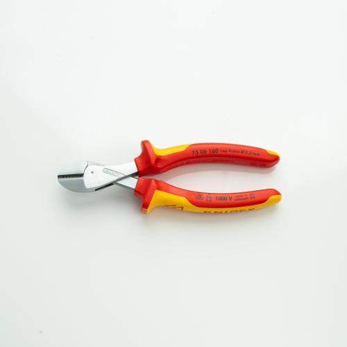 คีมตัด KNIPEX NO.73 06 160 X-Cut Compact Diagonal Cutters Chrome VDE (160mm.)